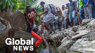 Rescue efforts underway as powerful 7.2 magnitude earthquake strikes Haiti