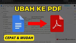 2 Cara Mengubah File Google Docs ke PDF | Tutorial Google Docs untuk Pemula