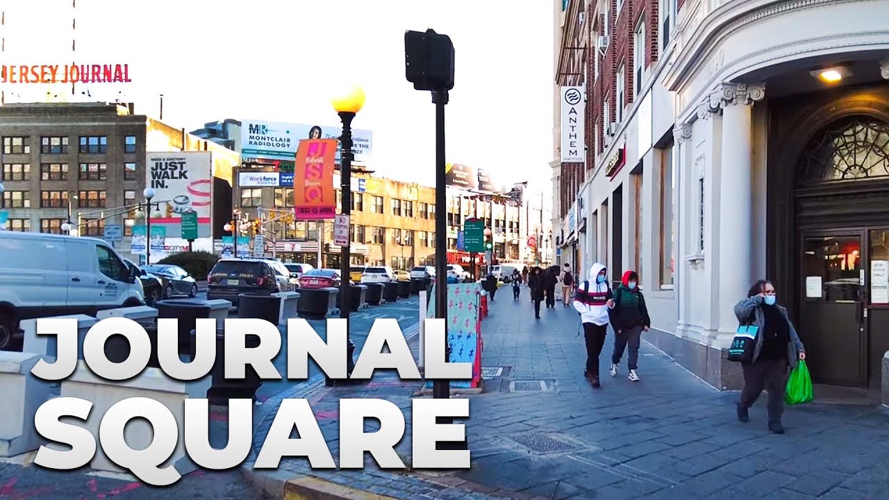 Walking New Jersey's Journal Square in Jersey City (January 2022) 