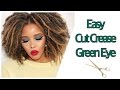 Easy Cut Crease Green Eye Tutorial | Tosinojostylist