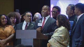 Projected 1st District Congressman-elect Jonathan Jackson credits father, Rev. Jesse Jackson