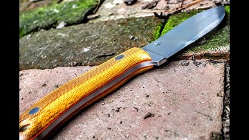 Shaping A Full Tang Knife Handle ~ Knifemaking Tutorial