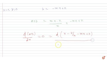 A straight line passes through a fixed point `(n,k)`, `n,k gt0` and intersects the coordinate a...
