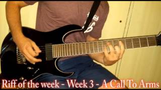 A Call to Arms - Exodus - Riff of the week (3)