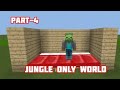 I make bad in jungle only world part-4 #mastercraft #survivalgame #minecraft #video #shorts