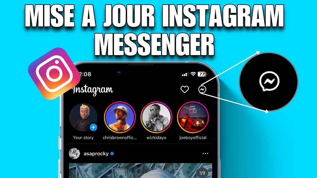 Comment Avoir La Mise a Jour Instagram Messenger Iphone [ 100% FACILE