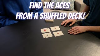 Ace Production Sequence  Surprising Card Trick Performance/Tutorial