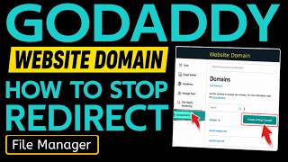 How to Stop Website Domain Redirects in GoDaddy - 2026