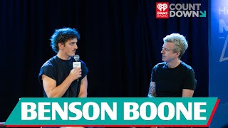Benson Boone talks crazy tour stories, working with Jon Bellion and Dan Reynolds, and more!