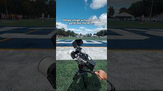 filmed a high school football game like the NFL📹🍿#michiganvideographer #sonyfx6 #viraleditor