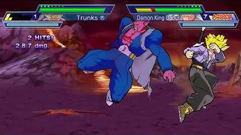 Dragon Ball Z - Shin Budokai 2 All Players Chase Attack or Teleport Attack PSP PPSSPP