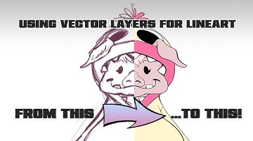 Using Vector layers for Lineart in Clip Studio Paint (tips for beginners)