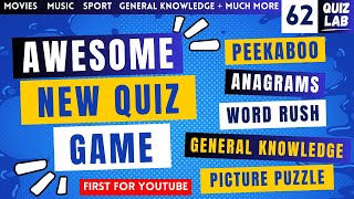 Exciting NEW Trivia Quiz Game. GREAT Family Fun. NEW GAMES.