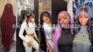 BACK TO SCHOOL HAIRSTYLES | 15 min Tiktok Compilation