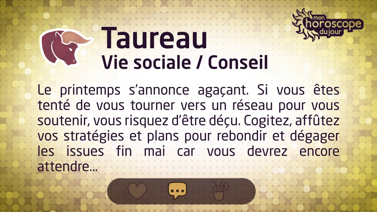 Horoscope du Taureau du Printemps 2017 YouTube