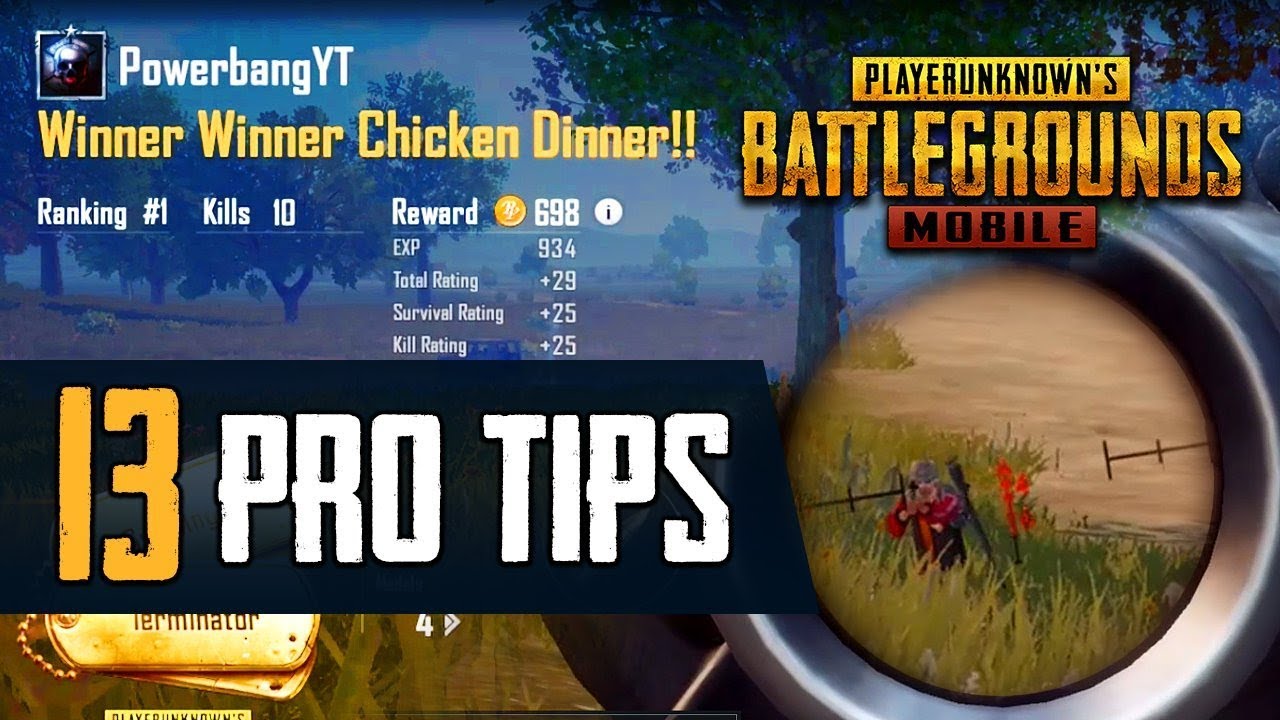 13 Pro Tips to Improve Your PUBG MOBILE Game - 