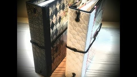 Tutorial *1 Homemade Travelers Notebooks ( Tsunami Rose printables )