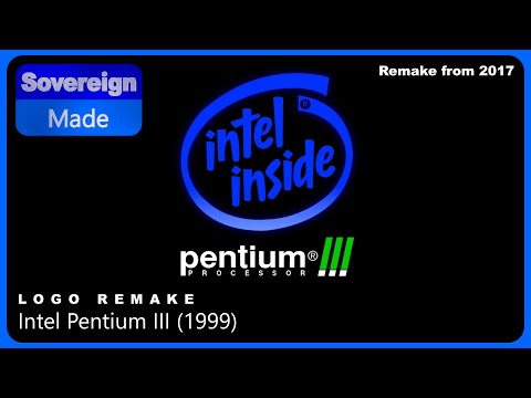 Intel Pentium III (1999) | Logo Remake | SovereignMade