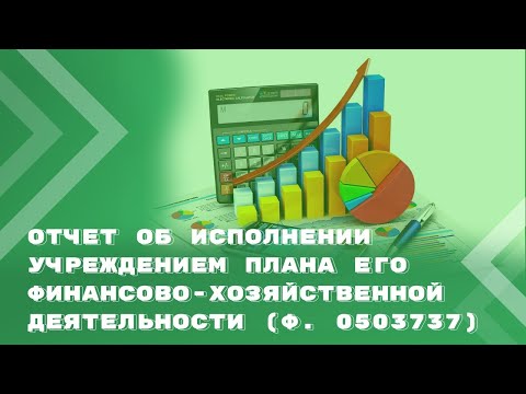 Отчет об исполнении учреждением плана его финансово-хозяйственной деятельности (ф. 0503737)