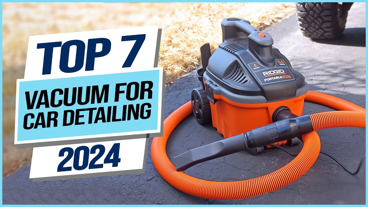 Best Vacuum For Car Detailing - 7 TESTED!!!, motor car, robot, video  recording