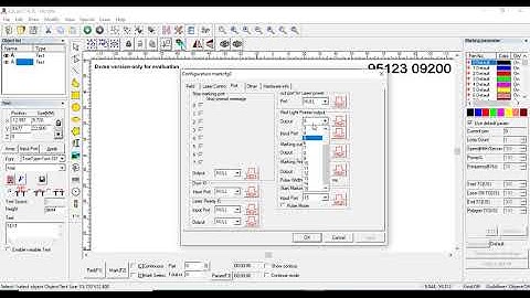 Laser Marking Machine General  Parameters
