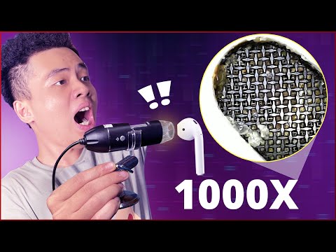 Video Soi Airpods, iPhone dưới kính hiển vi - Hệ sinh thái... - youtube
