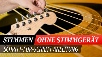 Wie stimmt man eine Gitarre für Anfänger?