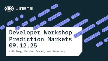 Building Prediction Markets | Developer Workshop 09.12.25 📱