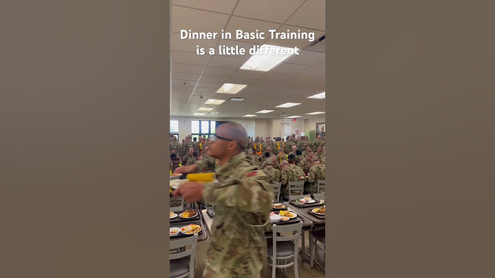 Dinner in Basic Training is a little different #army #drillsergeant #basictraining