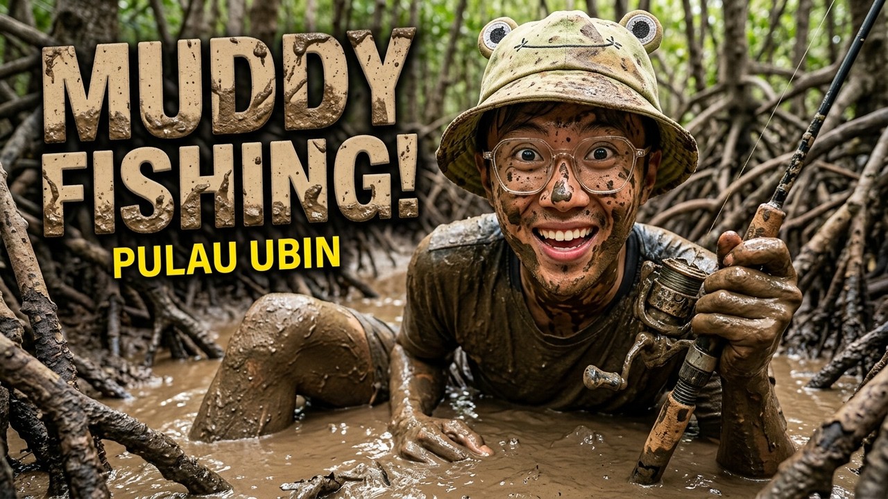 Best Muddy Day EVER while FISHING at Pulau Ubin!