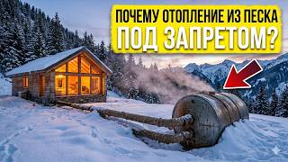 Этот дом греется бесплатно бочкой с песком: почему газовая индустрия ненавидит эту идею?