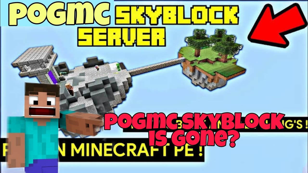 pogmc skyblock is closed? | best skyblock server for bedrock | @pogmc network | Prithvi Gaming YT