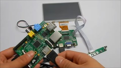 Raspberry Pi 7" Touch Screen LCD Installation 　ラズパイLCD取り付け