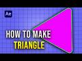 How to Create a Rounded Triangle in After Effects (Beginner Tutorial)