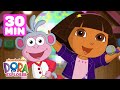 Dora &amp; Boots Fiesta Party Marathon! 💃 30 Minutes | Dora &amp; Friends