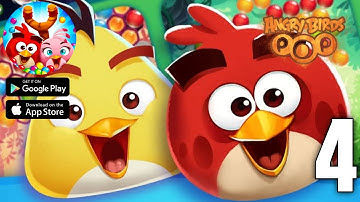 Angry Birds POP | Gameplay Walkthrough - Part 4 | (iOS & Android) | DKIceGamerz