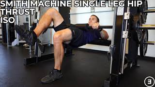 Smith Machine Single Leg Hip Thrust Isometric