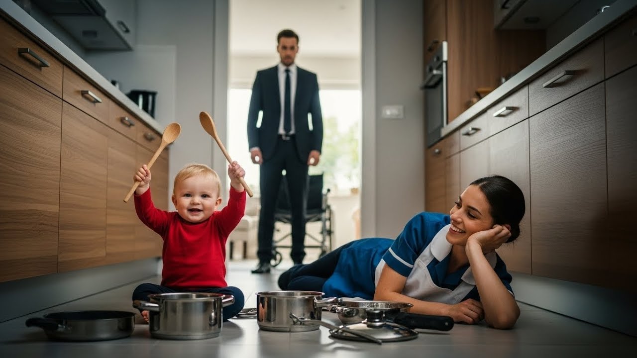 Milionarul a ascuns camere ca să-și protejeze fiul paralizat — până a văzut ce a făcut menajera.