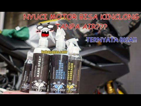 Nyuci Motor Bisa Kinclong Tanpa Air? [Nyobain Masterpiece Car Care]