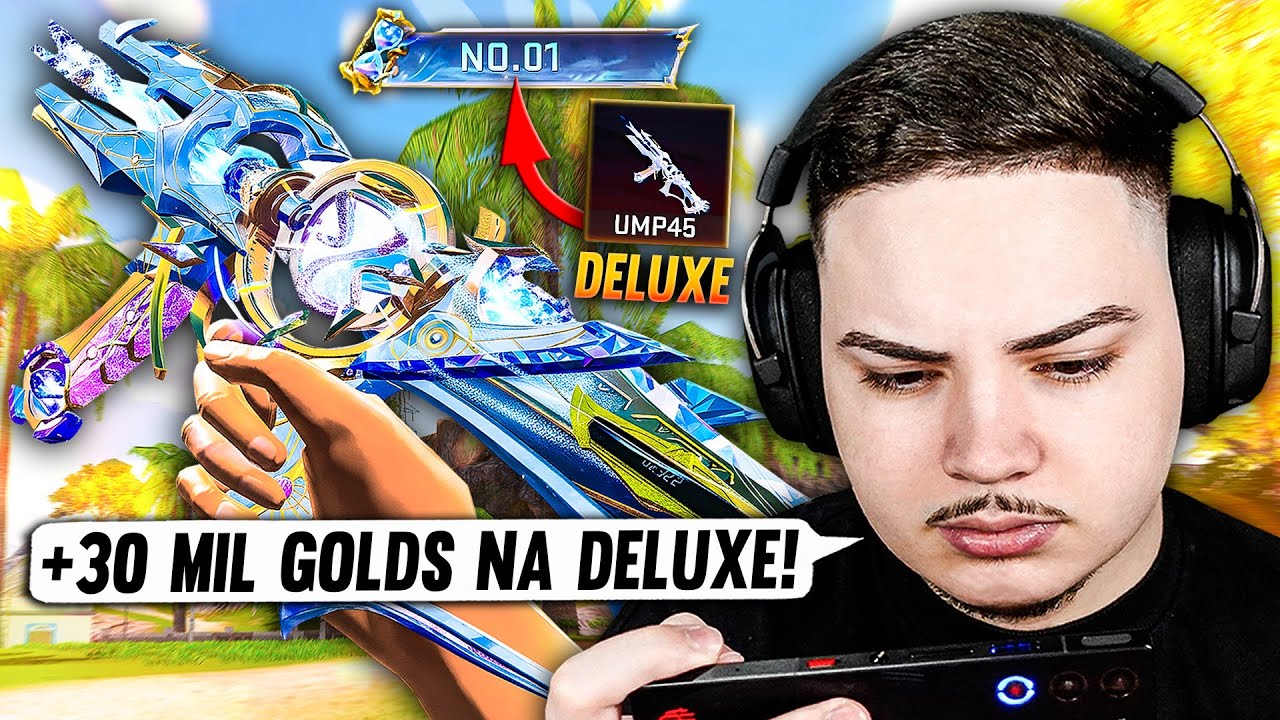 *NOVA UMP45* DELUXE! Gastei Mais de 30 Mil Golds! no BLOOD STRIKE 🔥 (UMP45 - Prisma)