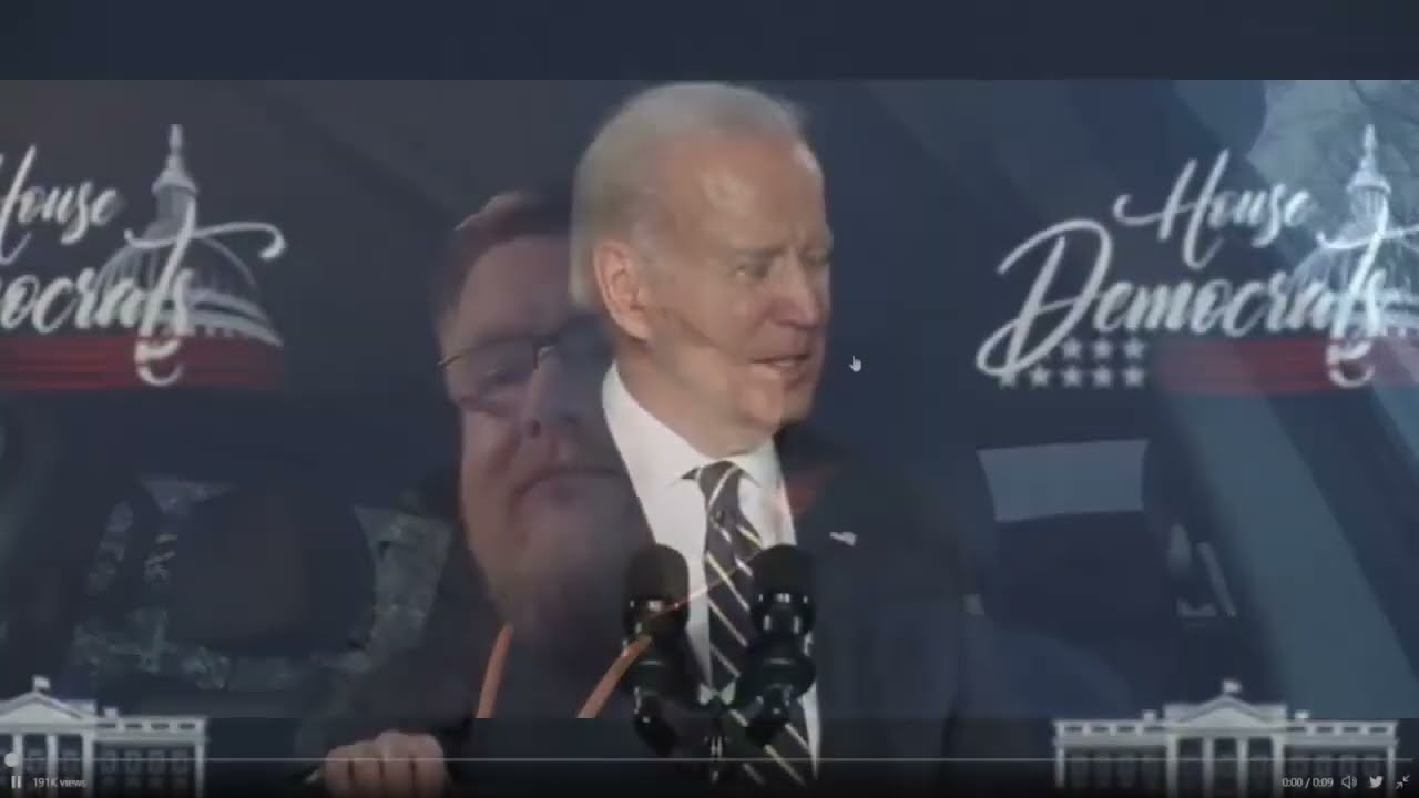 Joe Biden Whispers into Microphone About Blowing Up the Russian Stock Market