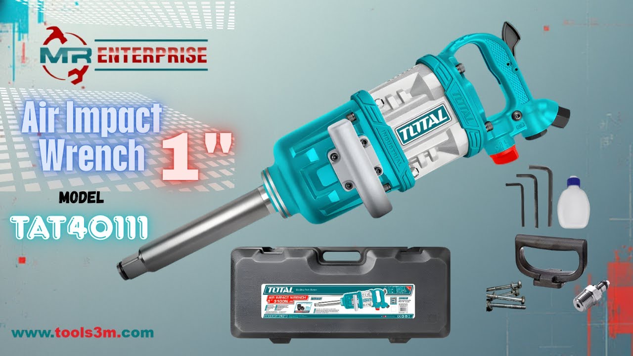 Best 1-Inch Air Impact Wrench for Heavy Trucks | TOTAL TAT40111 Price in BD