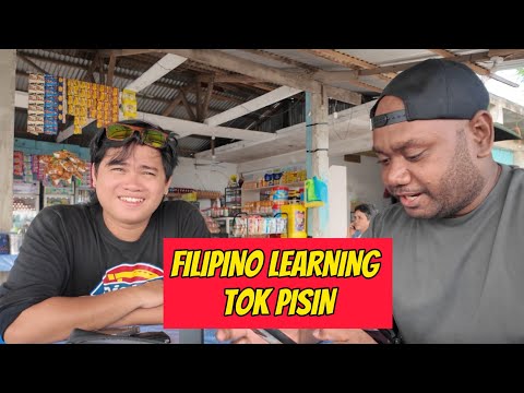 TEACHING MY FILIPINO FRIEND SOME TOK PISIN LANGUAGE CHALLENGE