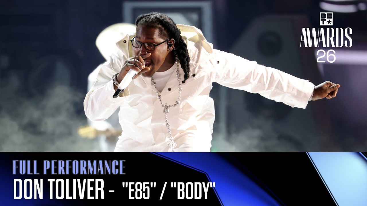 Don Toliver Delivers a Show-Stopping Performance of "E85" & "Body" | BET Awa