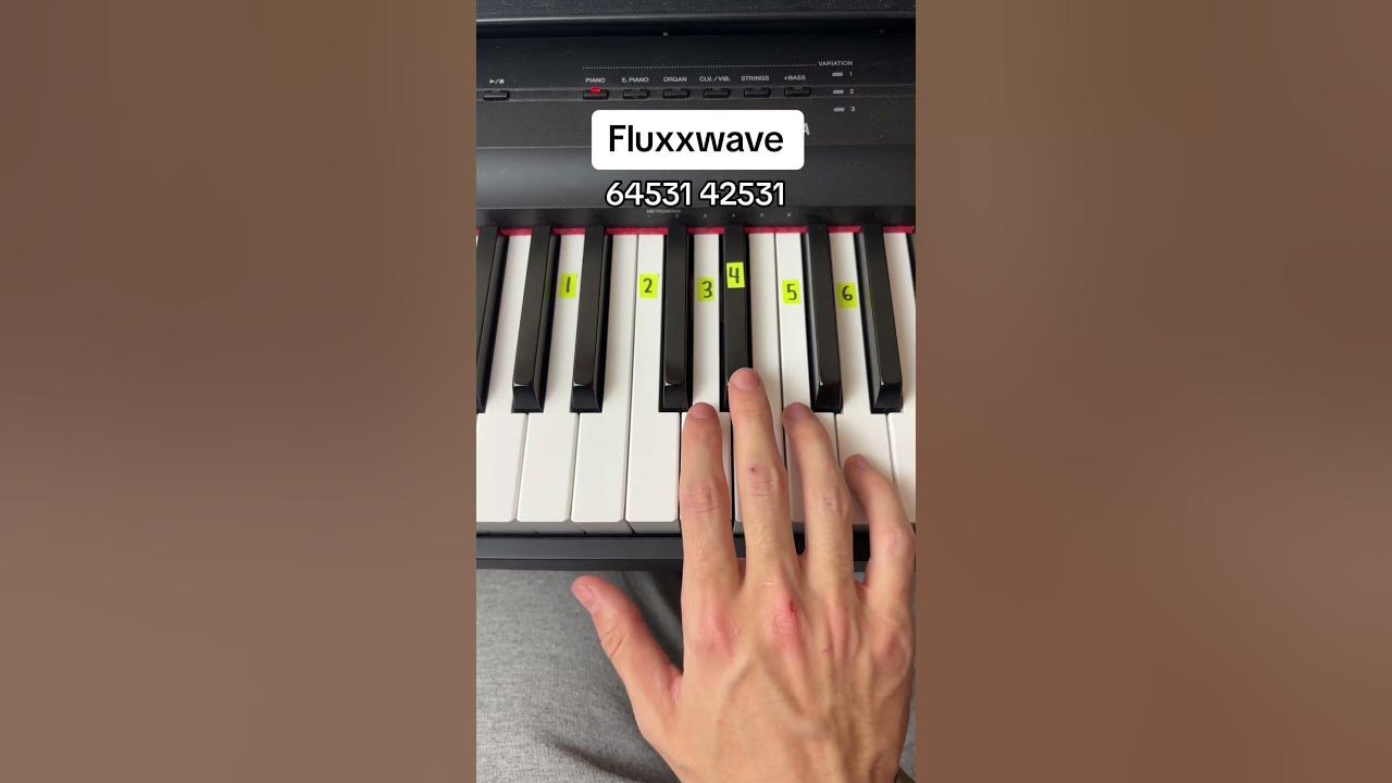 Fluxxwave Easy Piano Tutorial - YouTube