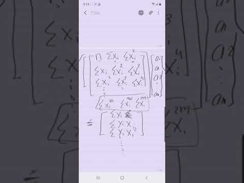 Numerical Methods ... polynomial Least Squares Regression