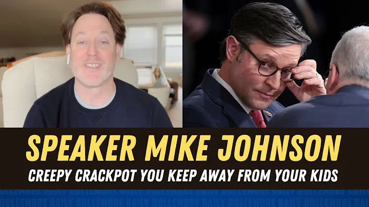 Speaker Mike Johnson is MORE DANGEROUS Than You Know - 3 Ways He's Really Creepy!!!