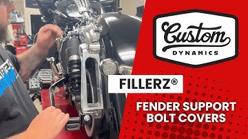 Cover the Fender Support Bolts with Custom Dynamics LED Fillerz® Motorcycle Taillights