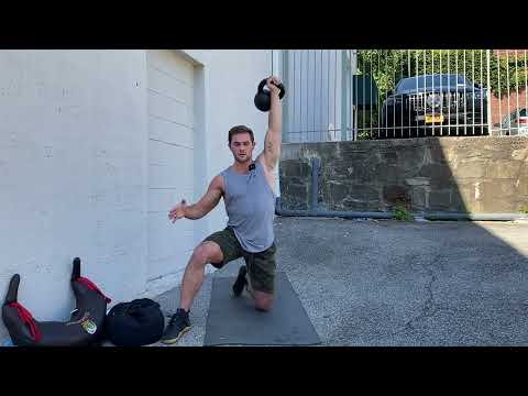 Kettlebell Half Kneeling Press