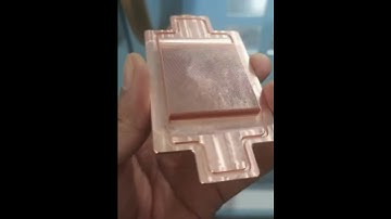 CNC machining copper heat sink in Guandong